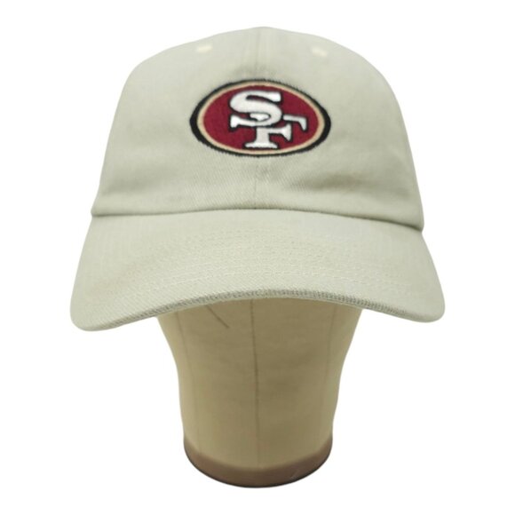 NFL San Francisco 49ers Football Adjustable Strapback Cap Baseball Hat Khaki - Picture 11 of 15
